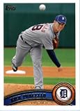 2011 Topps Limited Edition Baseball Card # DET10 Rick Porcello Detroit Tigers P In a protective screwdown display case!