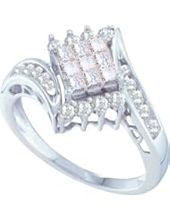 0.75CTW DIAMOND LADIES INVISIBLE RING