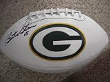 Bart Starr signed autographed Green Bay Packers logo football GAI