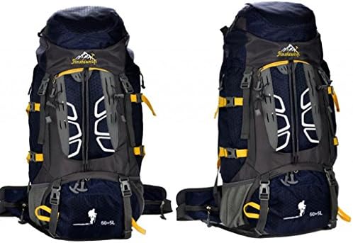 JSWQ BP205 Outdoor Professional High Capacity Riding Mountaineering Unisex Waterproof Travel Backpack 55L