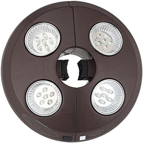 4-Light Rechargeable LED Umbrella Light