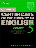 Cambridge Certificate of Proficiency in English 5 Self Study Pack: Examination Papers from University of Cambridge ESOL Examinations (CPE Practice Tests)
