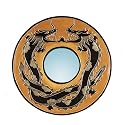 All Natural Handmade Mirror - Dragon Design