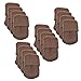 BLUECELL 16pcs Knitting Wool Furniture Socks/Chair Leg Floor Protector (Brown Color)