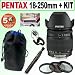 Pentax DA 18-250mm f/3.5-6.3 ED AL IF Lens + Accessory Kit w/5 Year Extended Warranty