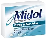 Midol Cramps & Body Aches Tablets 24-Count Boxes (Pack of 4)