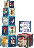 First ABCs Soft Nesting Blocks & Board Book Set