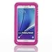 vcloo Galaxy Note 5 Waterproof Case, 20ft Sealed Galaxy Note 5 Waterproof Case, Dust Proof, Snow Proof, Shock Proof Case, Heavy Duty Protective Carrying Cover Case for Samsung Galaxy Note 5 (M)