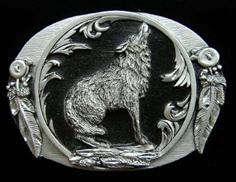 Wolf Accessories: Wolf Belt Buckle