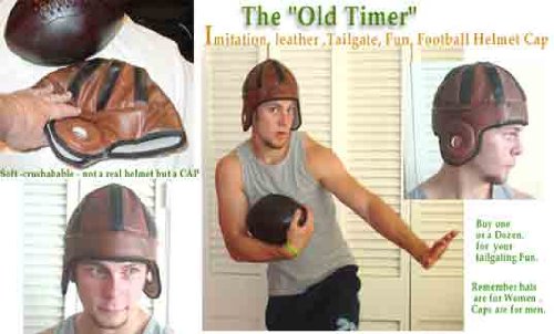 Old Timer Fake -Crusable football helmet