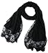 Corciova® Women's Long Lace Imitated Silk Scarf