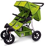 Tike Tech Double Trax360 Stroller - Lime Green