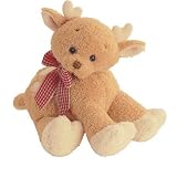Gund Aboo Baby Reindeer Plush Rattle Toy