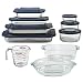 Kitchen & Housewares : Pyrex Clear Glass 17-pc. Bake and Store Set