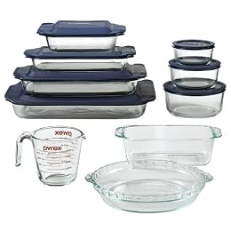 Pyrex Clear Glass 17-pc. Bake & Store Set - $49.99