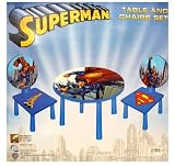 Man of Steel Furniture Collection - Superman round table and 2 chairs
