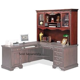 Kathy Ireland Hutch - (desk sold separately) - IMNH682 (cher) (68W X 48H X 16D)