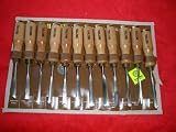 QUALITY WOOD CARVING CHISELS in POUCH TOOL SET