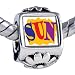 Pandora Style Bead Summertime Sun Beads Fits Pandora Bracelet