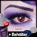 Farbige Anime Kontaktlinsen Crazy Color Fun Contact Lenses Sharingan Hatake Kakashi Mangekyou. Mit g