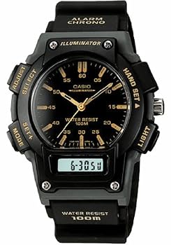Casio #AQ150W-1EV Men's Ana-Digi Chronograph Sport Watch