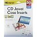 Memorex 32020700 Jewel Case Inserts - 50 Pack