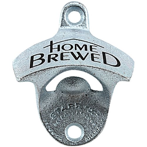 1 x home brewed stationary wall mounted bottle opener