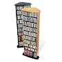 Prepac Black Corner Media (DVD,CD,Games) Storage Tower