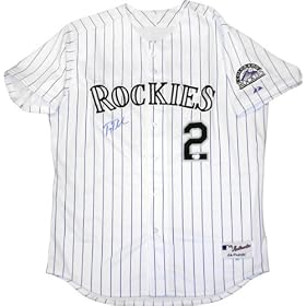 Troy Tulowitzki Autographed Jersey | Details: Colorado Rockies, Majestic