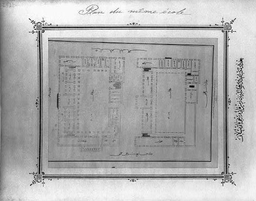 Ground,first floor plans,imperial high school,Baghdad