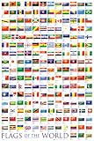 Flags of the World (Flags & Countries) Art Poster Print - 24x36 Poster Print, 24x36 Collections Poster Print, 24x36