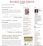 Regret The Error