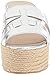 Nine West Women's Eleena Metallic Wedge Sandal
