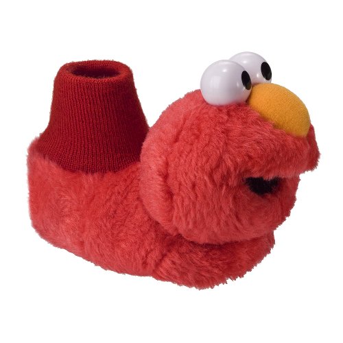 Toddlers' Elmo Socktop Slippers - Red