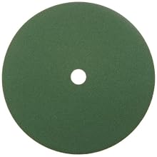 Norton GreenLyte SG F968 Abrasive Disc, Fiber Backing, Aluminum Oxide, 7/8" Arbor, 9-1/8" Diameter, Grit 80  (Box of 5)