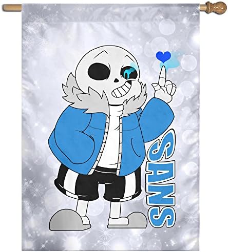 Jasoo Sans Undertale Role-playing Video Game Character Decorative Garden Flag One Size