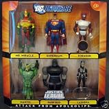  : JUSTICE LEAGUE UNLIMITED ATTACK FROM APOLKOLIPS ACTION FIGURE 6 PACK