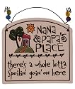 Nana's & Papa's Place Plaque