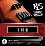 D'Addario NS310 NS Electric Violin Strings, Medium