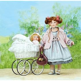 Rosalie and Ria w Buggy 30 Toddlers w Purse ~Retired by Duck House Dolls