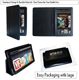 Elsse ® Premium Folio Case for Kindle Fire Cover - Black (Extreme Value Buy)