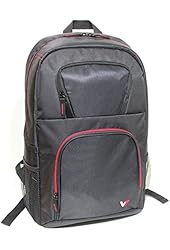 V7 Vantage 16.1" Shock and Water Resistant Expedition Backpack For Dell, ASUS, HP, Acer, Toshiba, Apple, Lenovo laptops and notebooks - (CBV21RT-9N) Black / Red