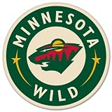 Minnesota Wild NHL Hockey bumper sticker 4" x 4"