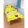 Spongebob Squarepants 'Heads' Reversible Single Rotary Duvet Set