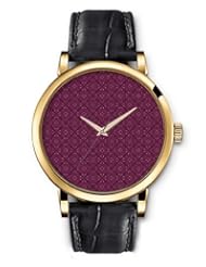 SPRAWL Aanalog Fashion Series Gold Ladies Watches of Genuine Black Leather Strap,Unique Wrist Watch for Women Girls Designed with Pictures brown with white dots