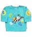 Monkey Cotton Blend Fleece Pullover in Pool ~ 0 - 6 Months
