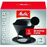 Melitta Ready Set Joe Single Cup Coffee Brewer black