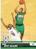 2007-08 (2008) Topps 50th Anniversary Limited Edition # 36 Ray Allen / Boston Celtics / NBA Basketball Trading Cards in a Protective Screw Down Display Case