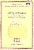 Henry Swinburne (?1551-1624) : civil lawyer of York