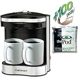 Cuisinart ® Commercial 2-cup Coffeemaker - Stainless Steel (includes 25 World Blend Regular Pods)